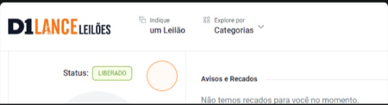 Status de cadastro liberado no painel